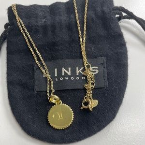 Links of London Gemini gold vermeil necklace